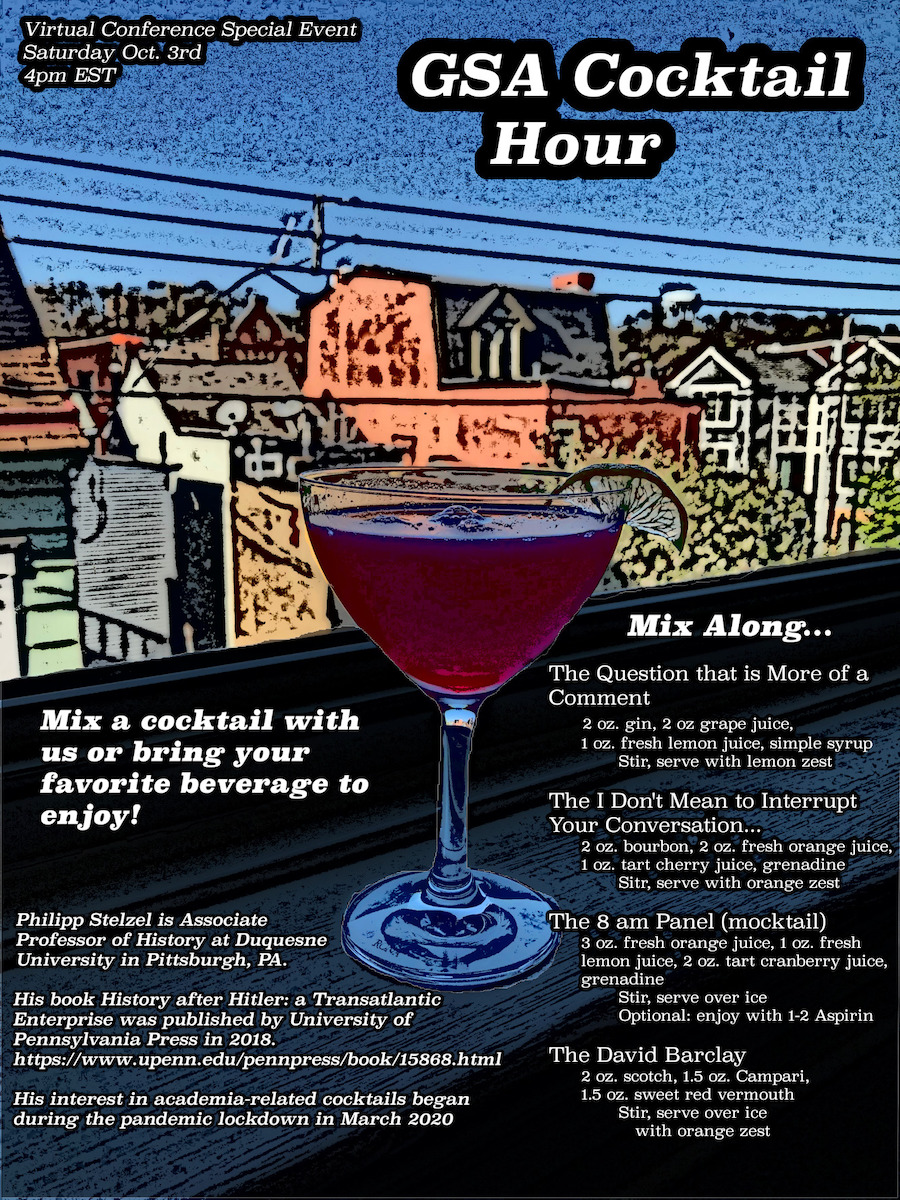 GSA Cocktail Hour Flyer